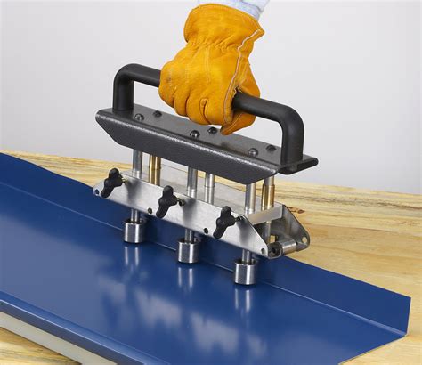 hand sheet metal rollers|handheld sheet metal edge roller.